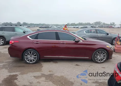 2017 Genesis G80 5.0 Ultimate from USA, damaged, VIN KMHGN4JF1HU173326